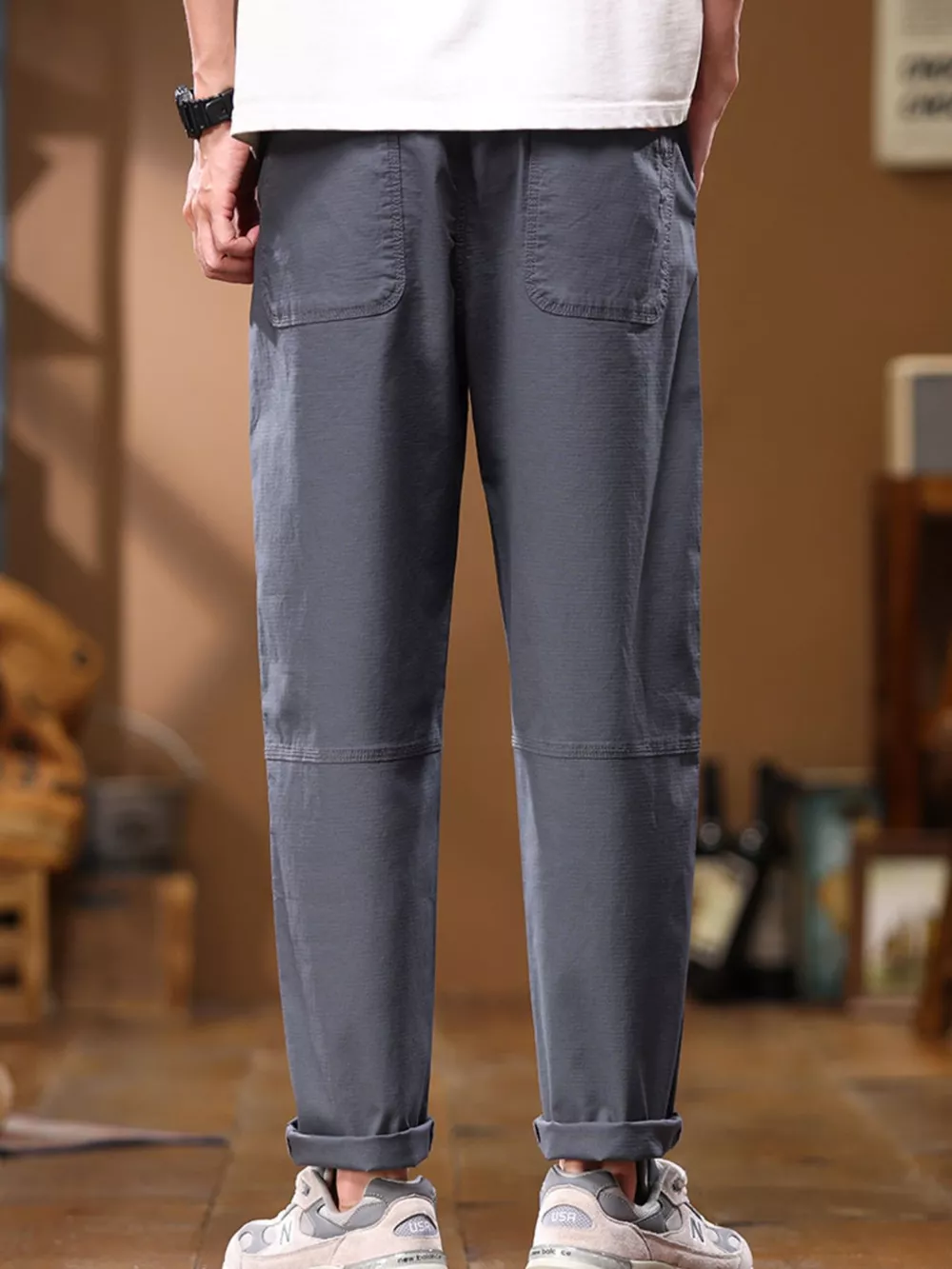 Men's Full Size Loose Fit Pants Plus Size, image 6