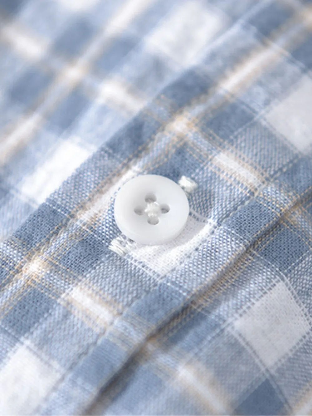 Men's Plus Size Button Down Plaid Short Sleeve Shirt, image 7