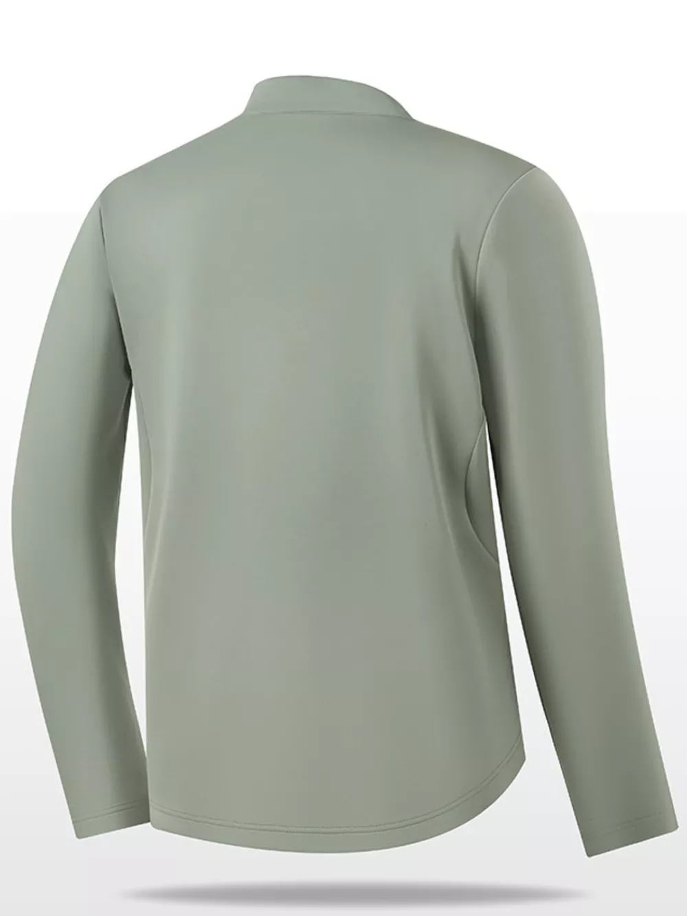 Men's Plus Size Long Sleeve Quarter T-Shirt, image 4