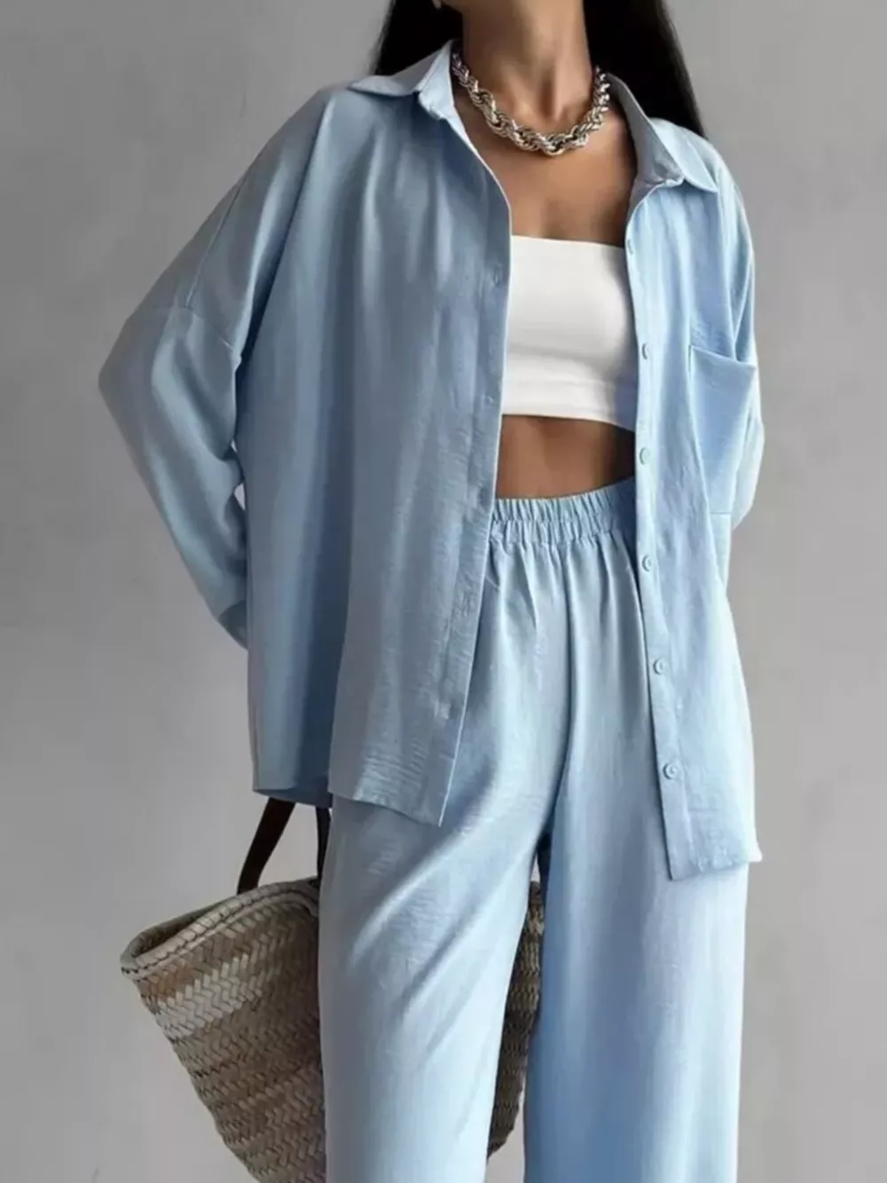 Button Down Shirt and Pants Set, image 4