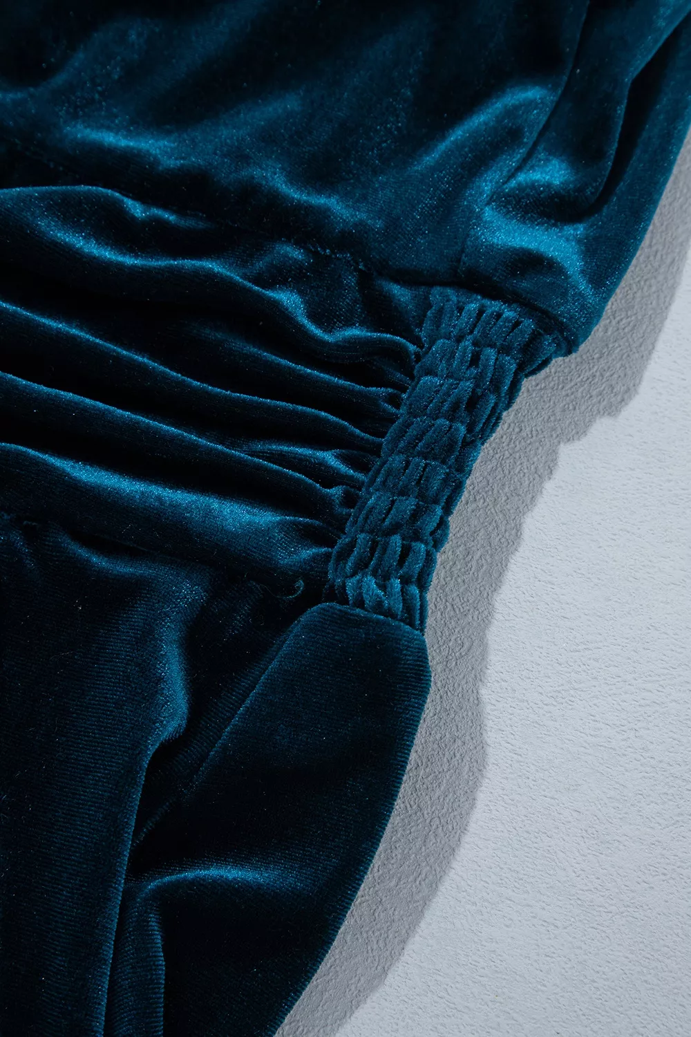 Velvet Mock Neck Long Sleeve Dress, image 11