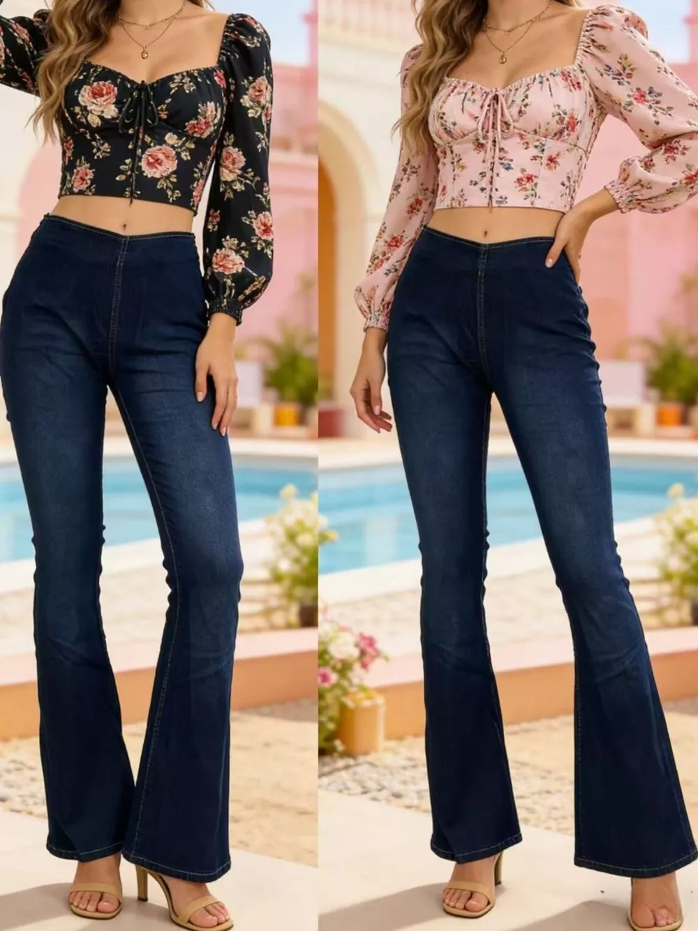 High-Waisted Flare Jeans, image 13