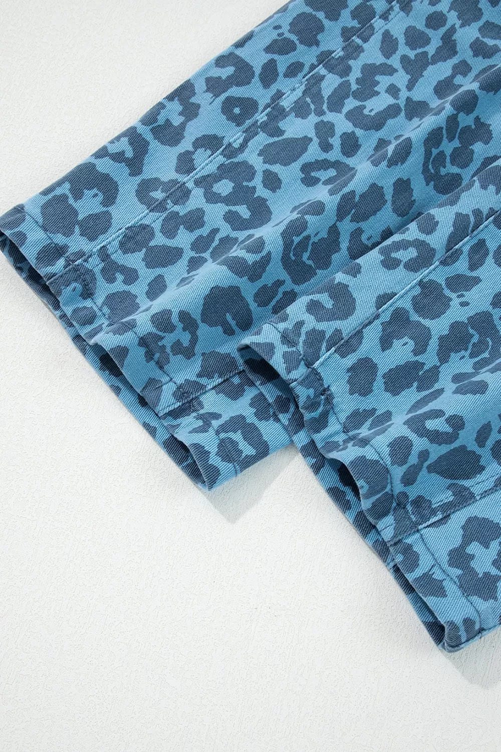 Leopard Print Barrel Leg Jeans, image 13