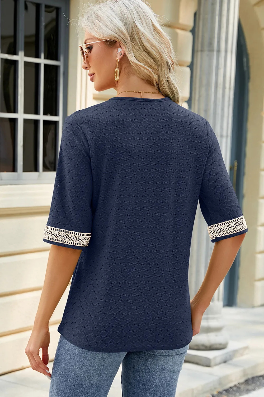 V-Neck Half Sleeve T-Shirt, image 20