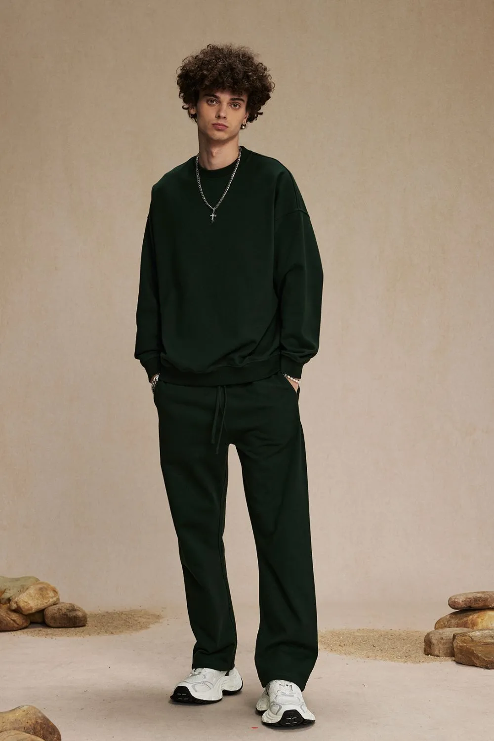 Men's Round Neck Long Sleeve Sweatshirt, image 19