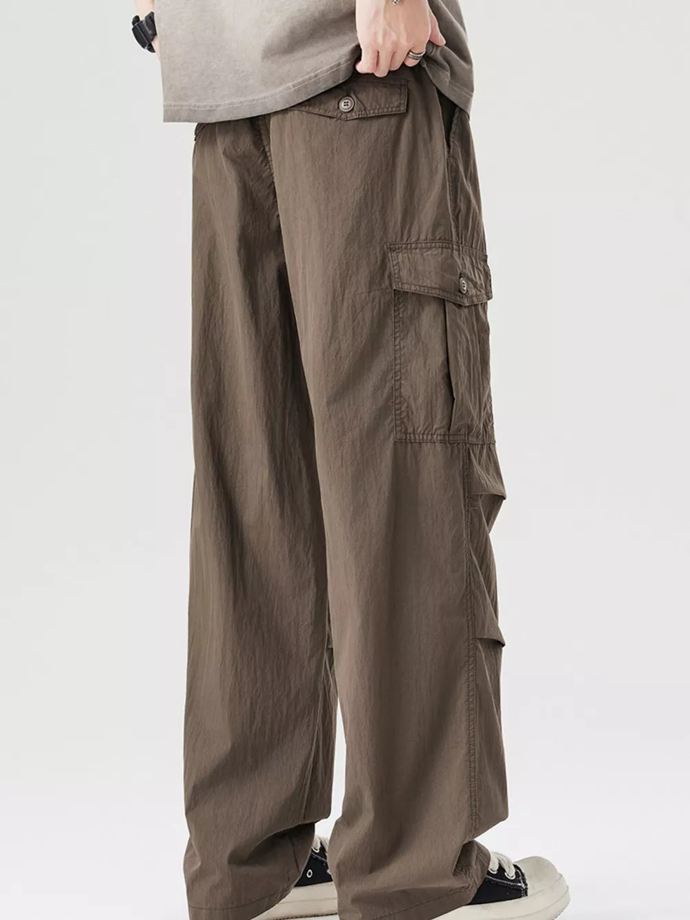 Men's Full Size Loose Fit Cargo Pants Plus Size, image 7