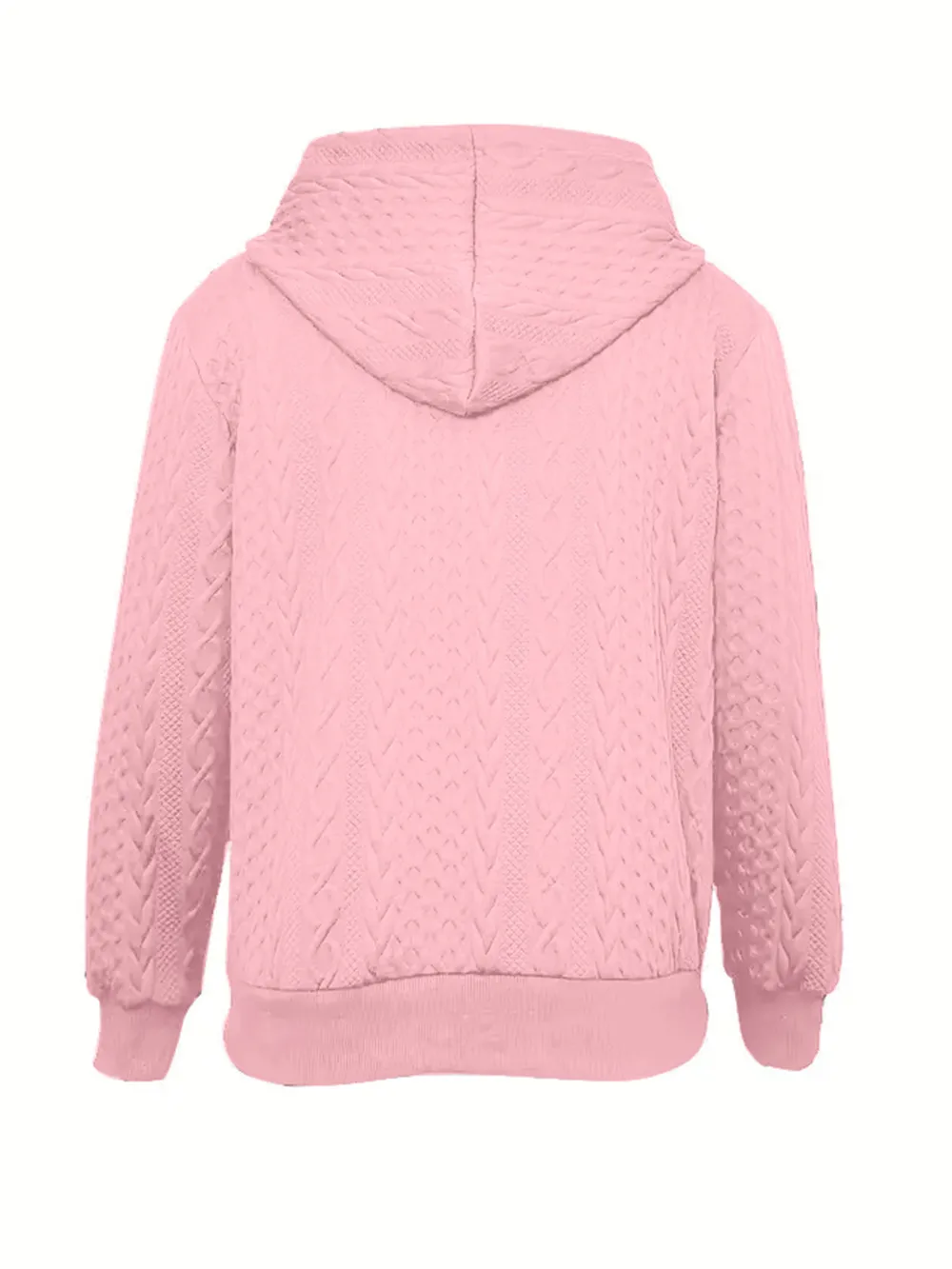 Drawstring Zip Up Hooded Jacket, image 9