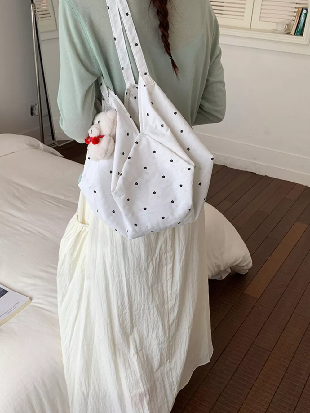 Polka Dot Shoulder Bag