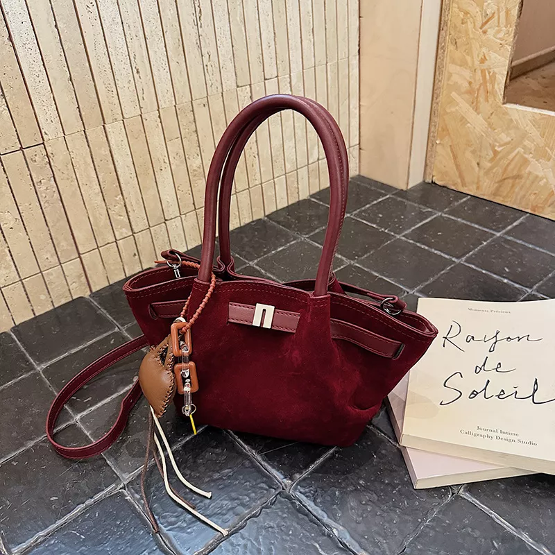 PU Leather Suede Mini Handbag, image 5