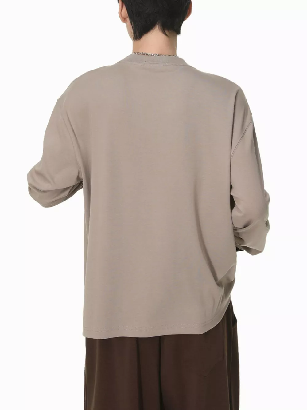 Men's Oversized Long Sleeve T-Shirt, image 5