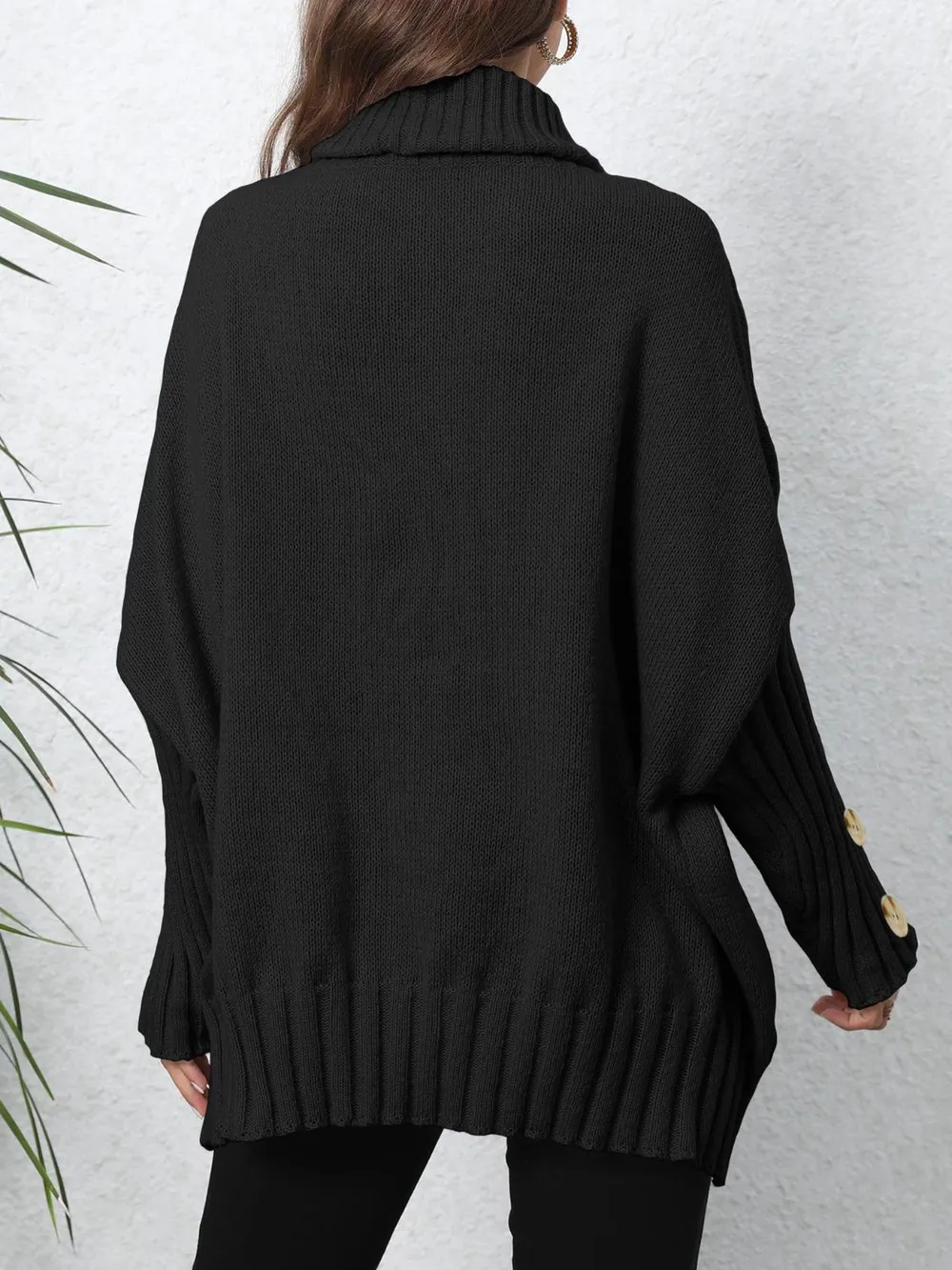 Turtleneck Long Sleeve Sweater, image 6