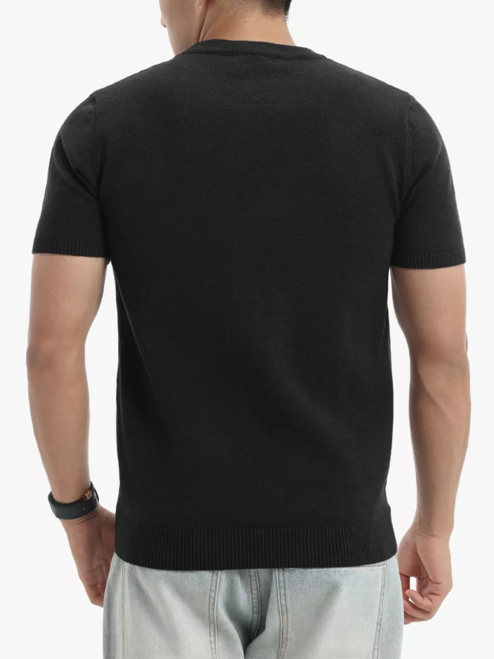 Men's Plus Size Casual Short Sleeve Knit Top, image 14