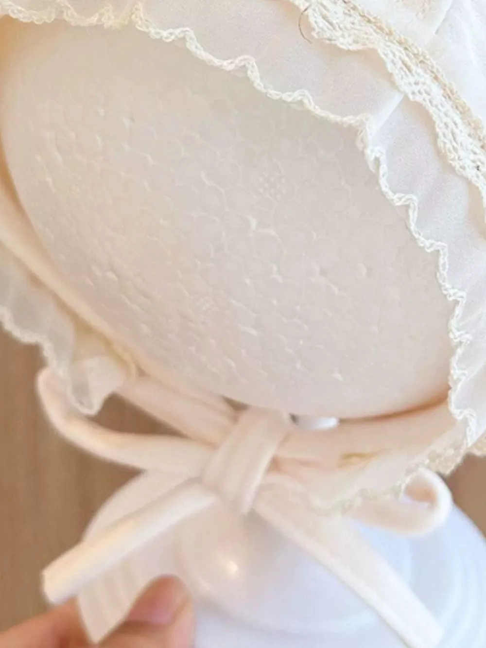 Children's Lace Detail Cute Bowknot Hat, image 13