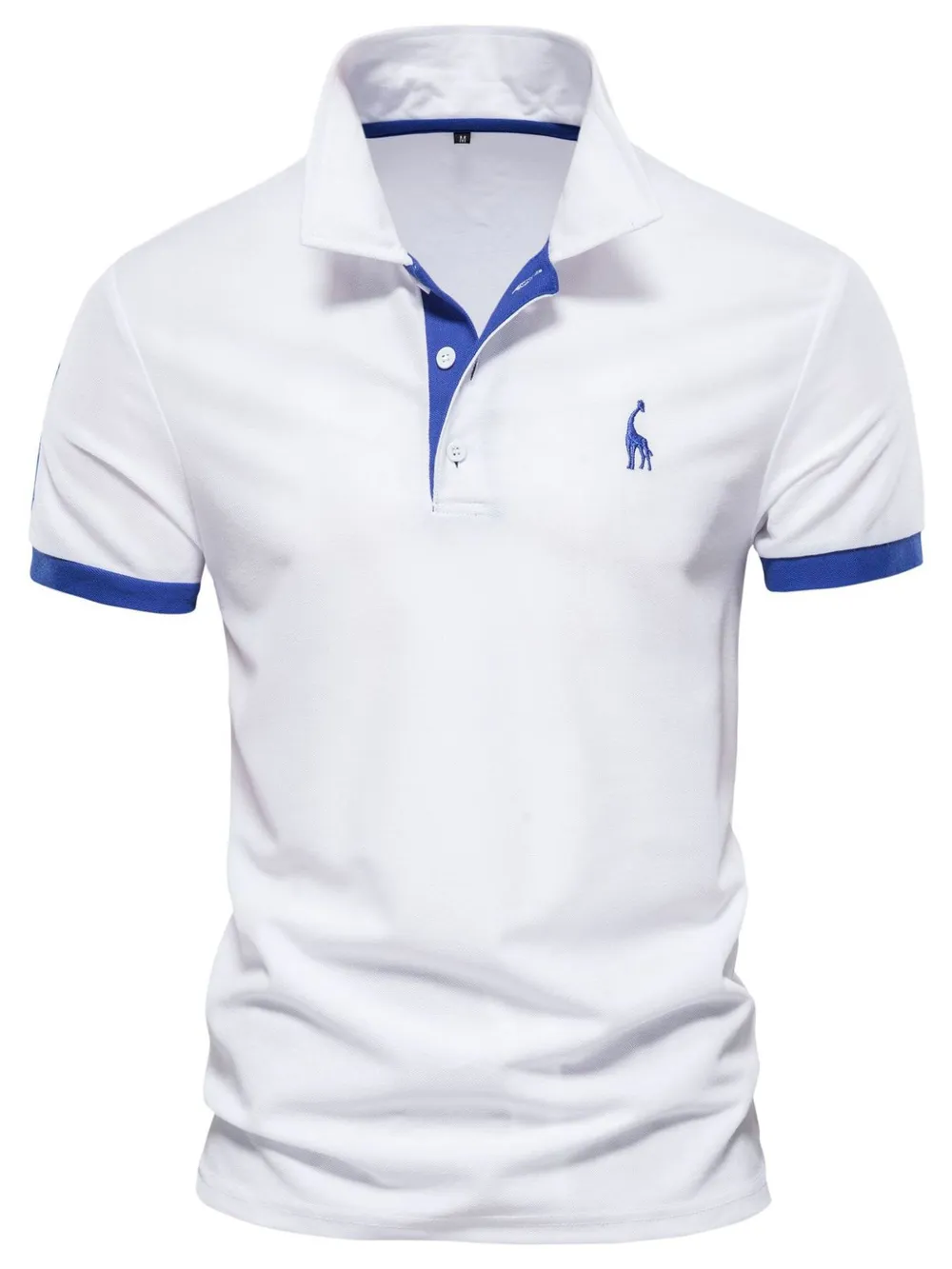 Men's Full Size Contrast Trim Classic Polo Shirt Plus Size, image 8