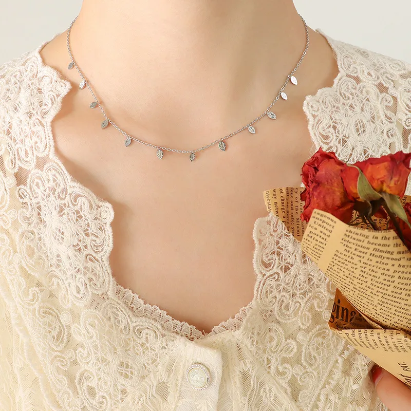 Titanium Steel Charm Necklace, image 13