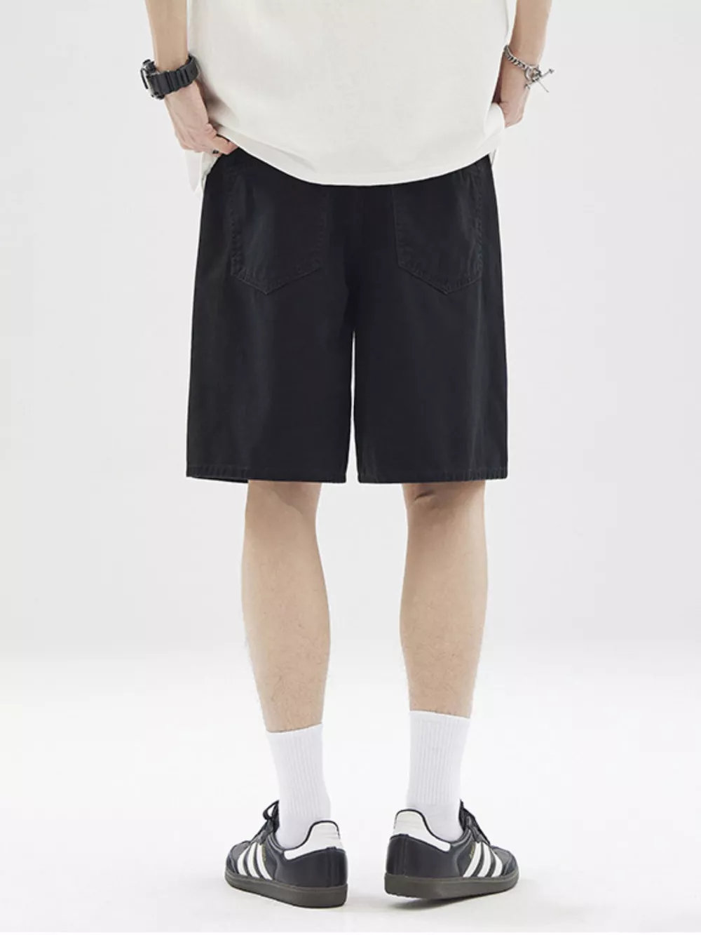 Men's Full Size Wide-Leg Shorts Plus Size, image 3