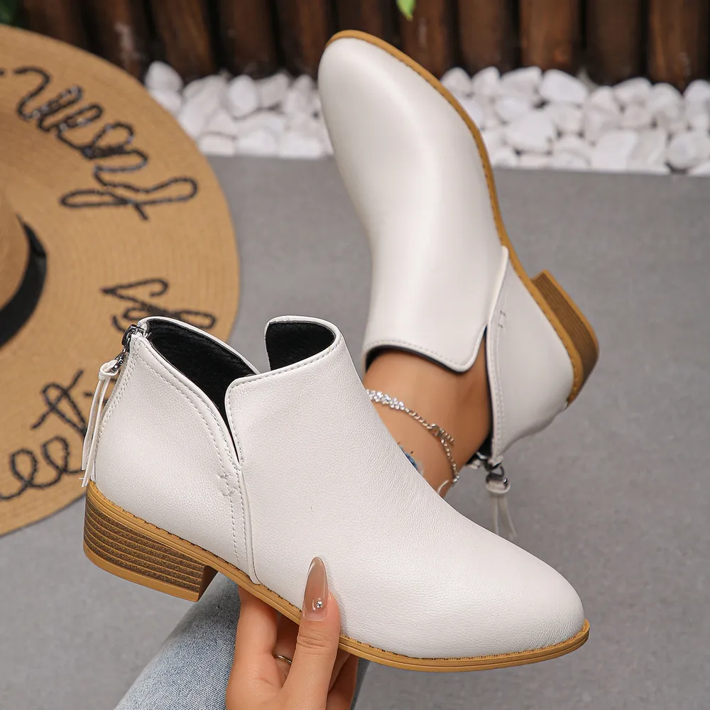 Classic Block Heel Ankle Boots, image 10