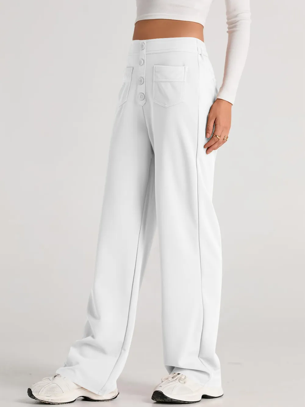 High Waist Wide Leg Pants, image 22
