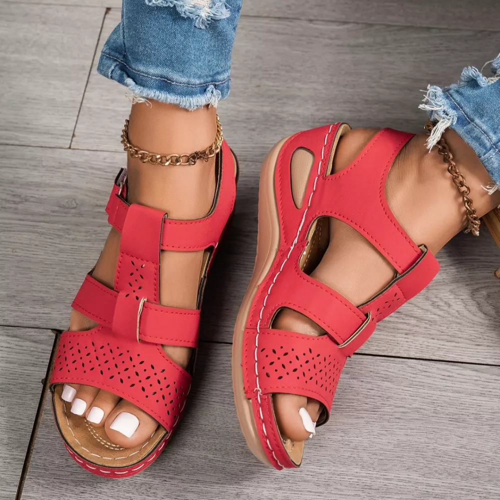 Open Toe Wedge Sandals, image 14