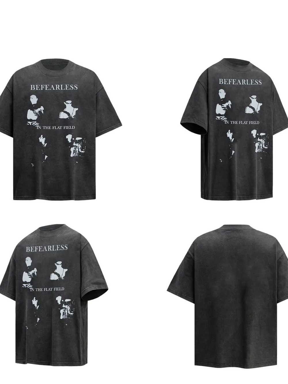 Men's Graphic Round Neck Short Sleeve T-Shirt, image 3
