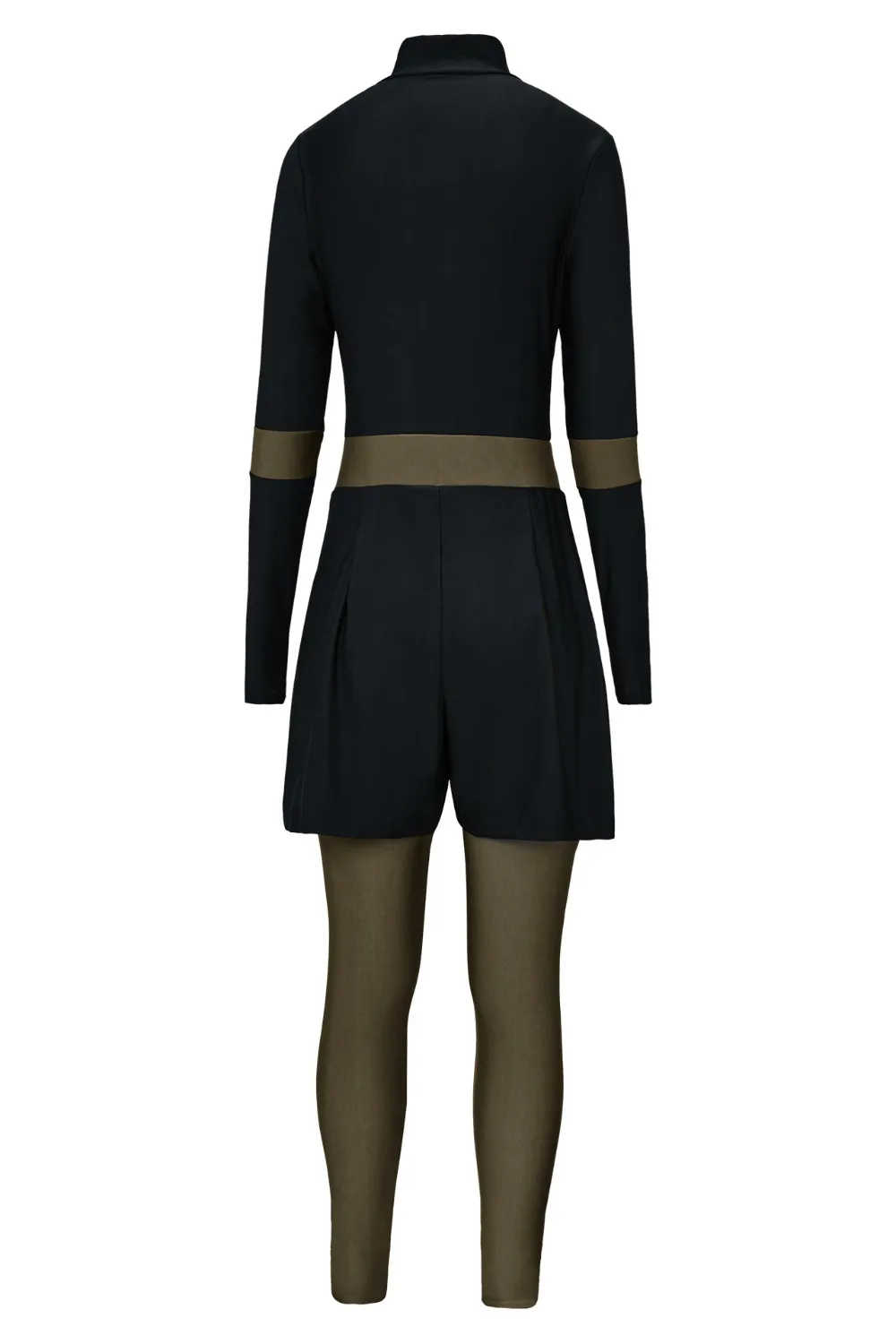 Zip Up Long Sleeve One-Piece Swimwear, image 9