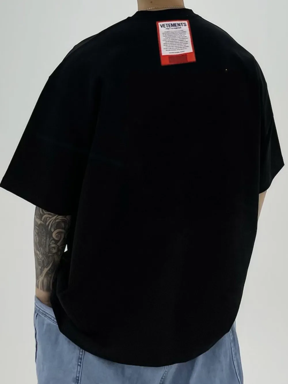 Men's Plus Size Round Neck Half Sleeve T-Shirt, image 3