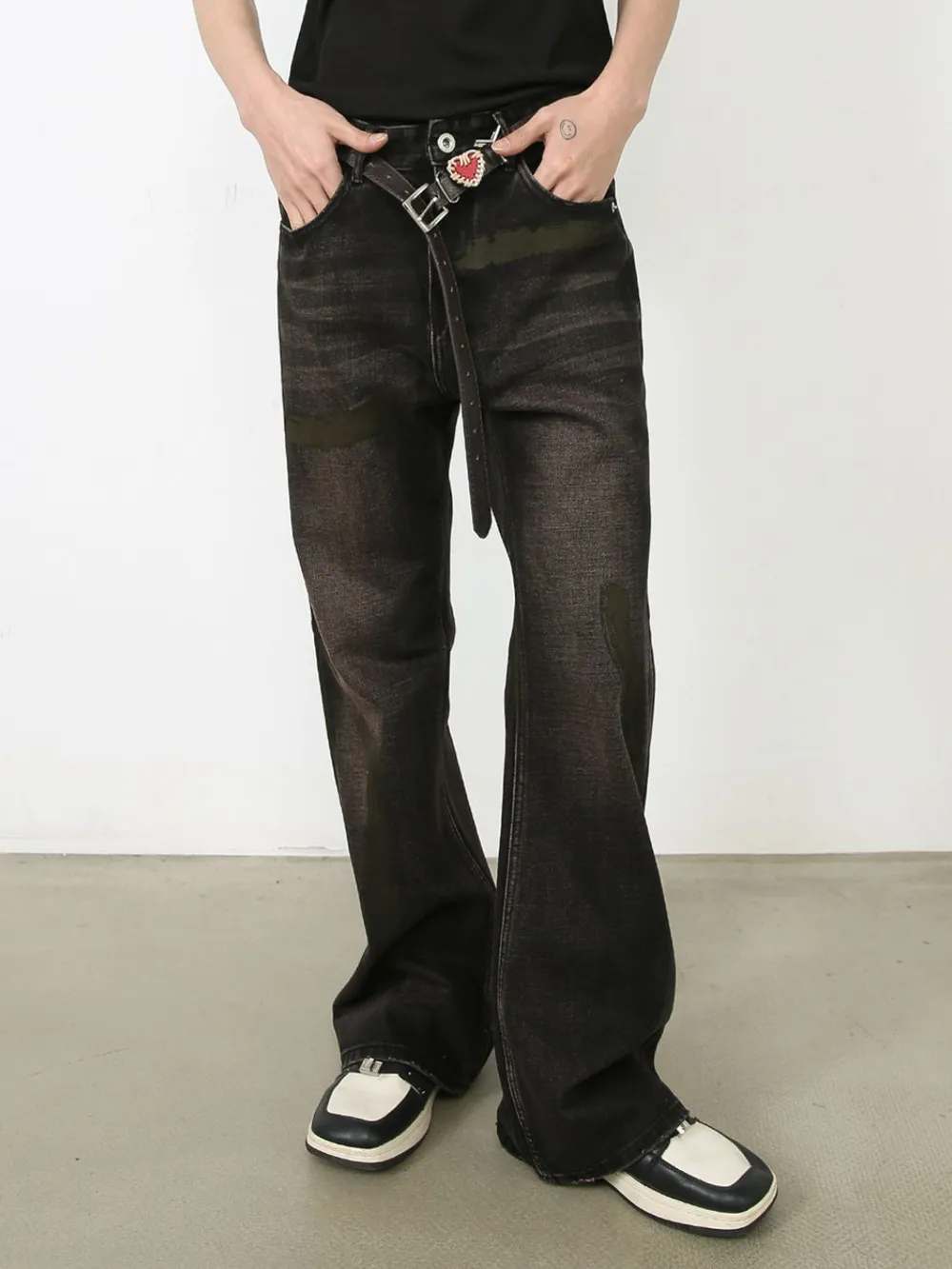 Men's Mid Rise Jeans with Pockets, image 3