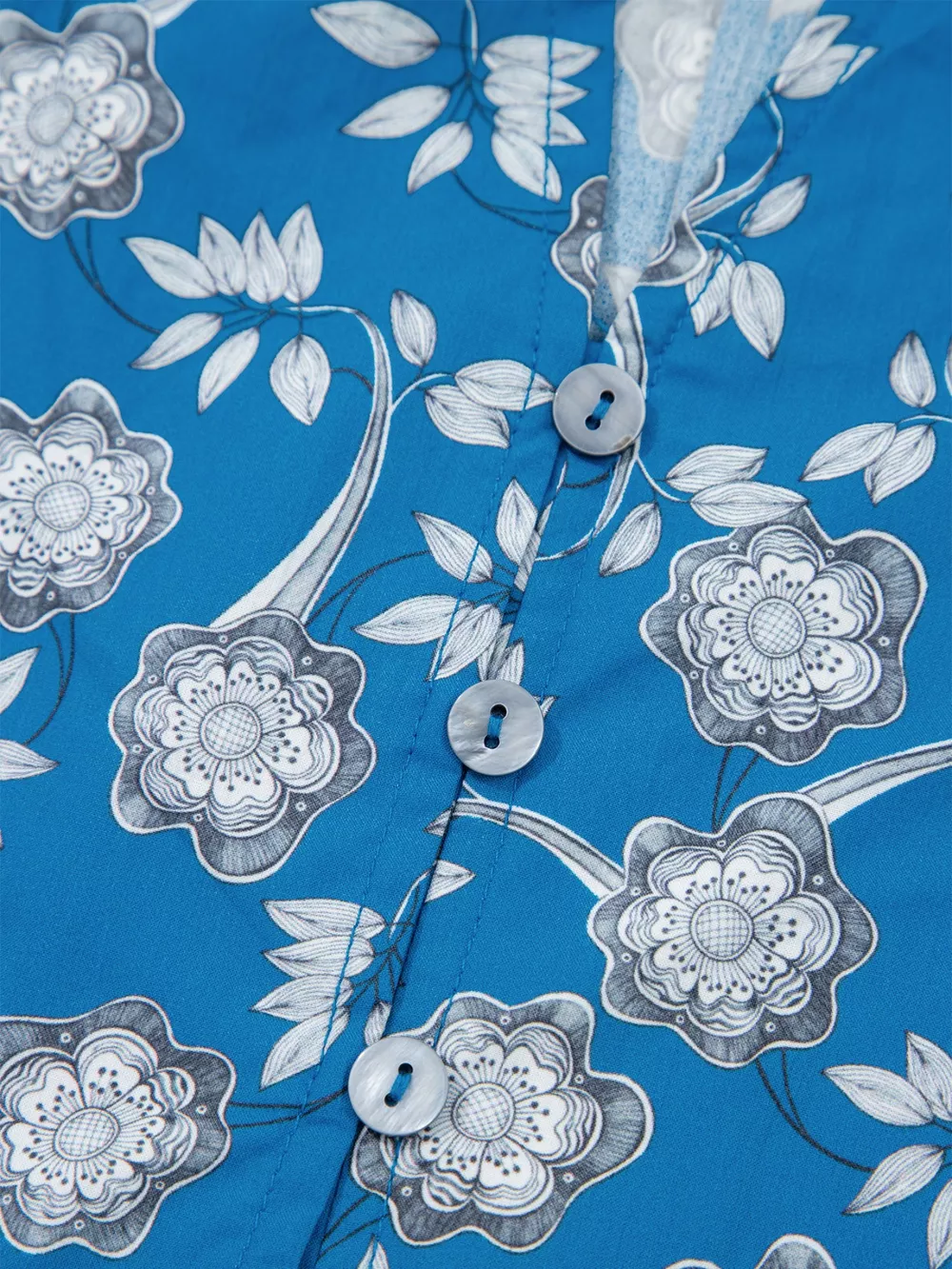 Floral Print Ruffle Sleeve Blouse, image 10
