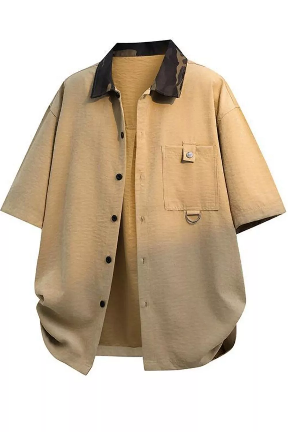 Men's Casual Short Sleeve Button-Down Shirt, image 3