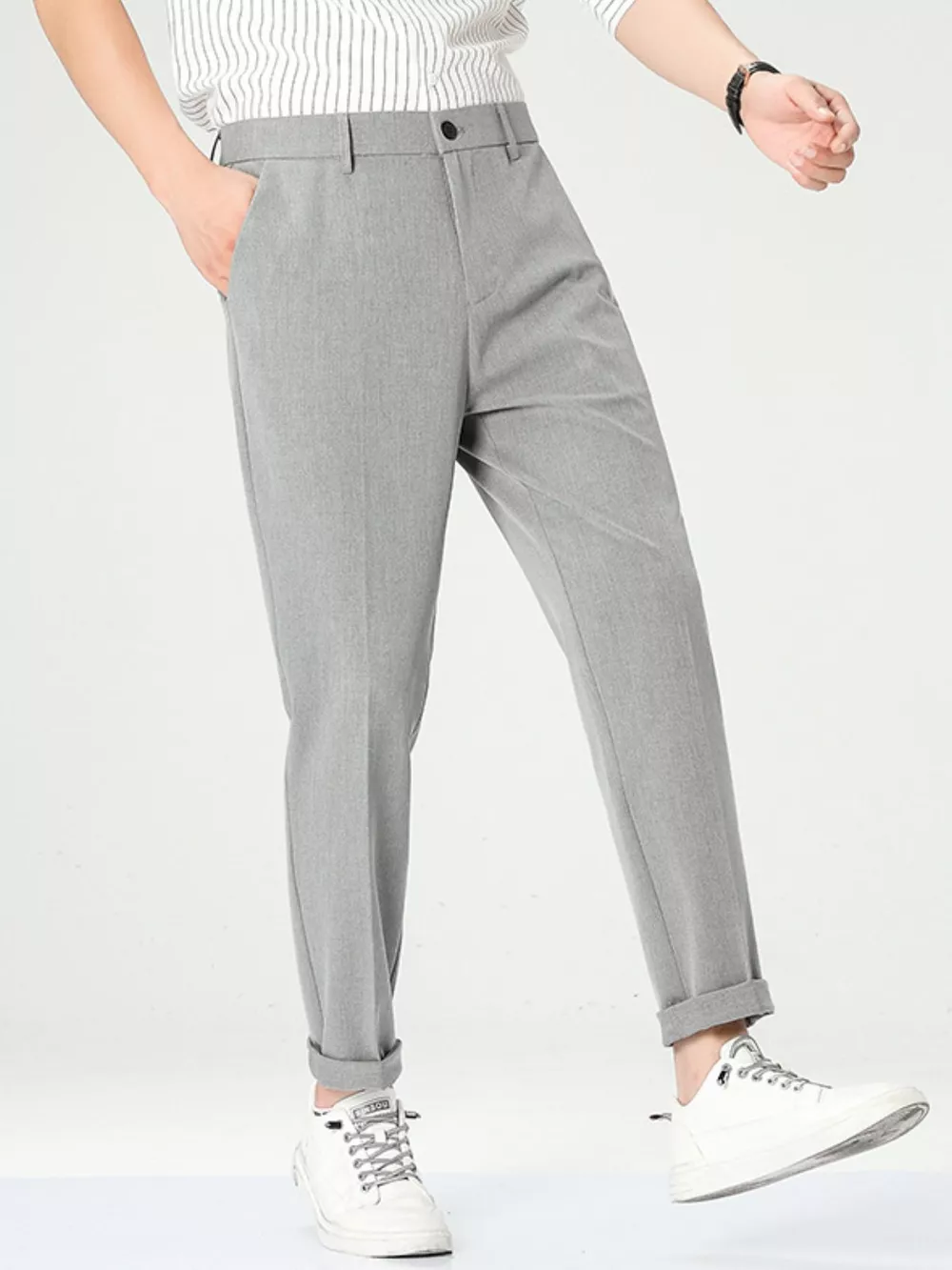 Men's Loose Fit Straight Leg Pants, image 6
