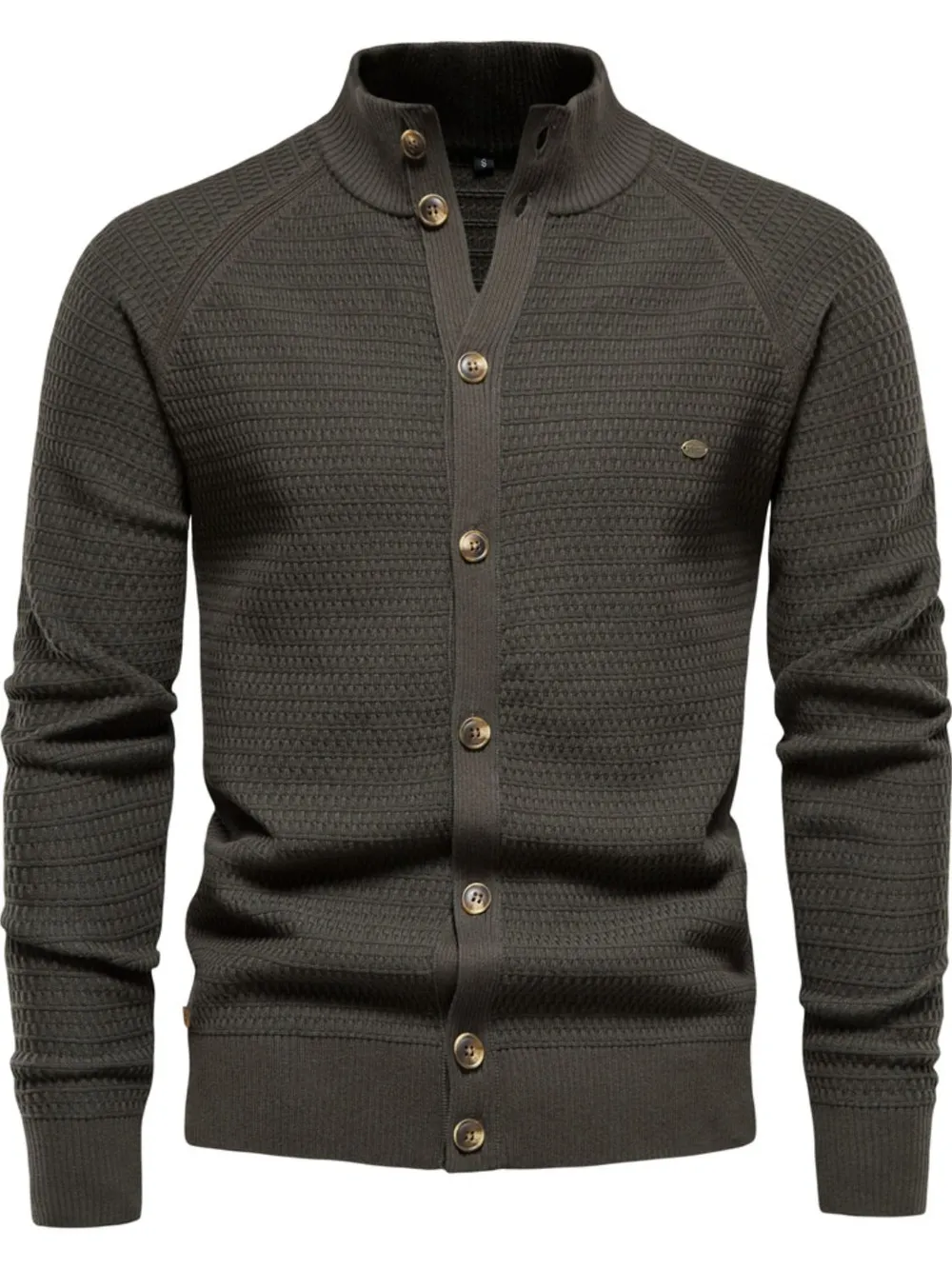 Men's Button Down Long Sleeve Cardigan