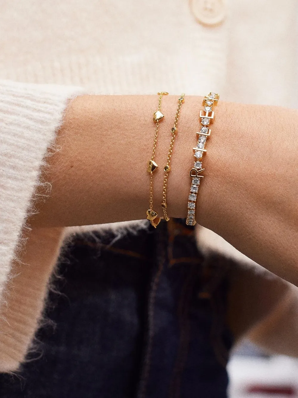 18K Gold-Plated Titanium Steel Bracelet, image 5