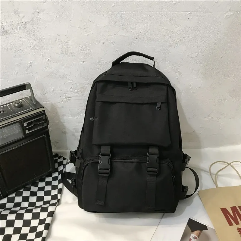 Oxford Cloth Adjustable Straps Backpack Bag, image 2