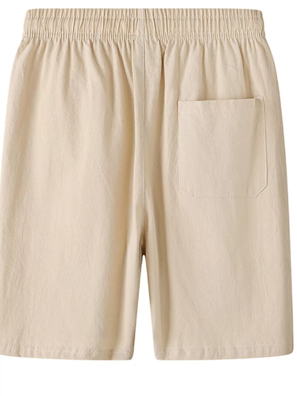 Men's Plus Size Casual Elastic Waist Drawstring Shorts, image 2