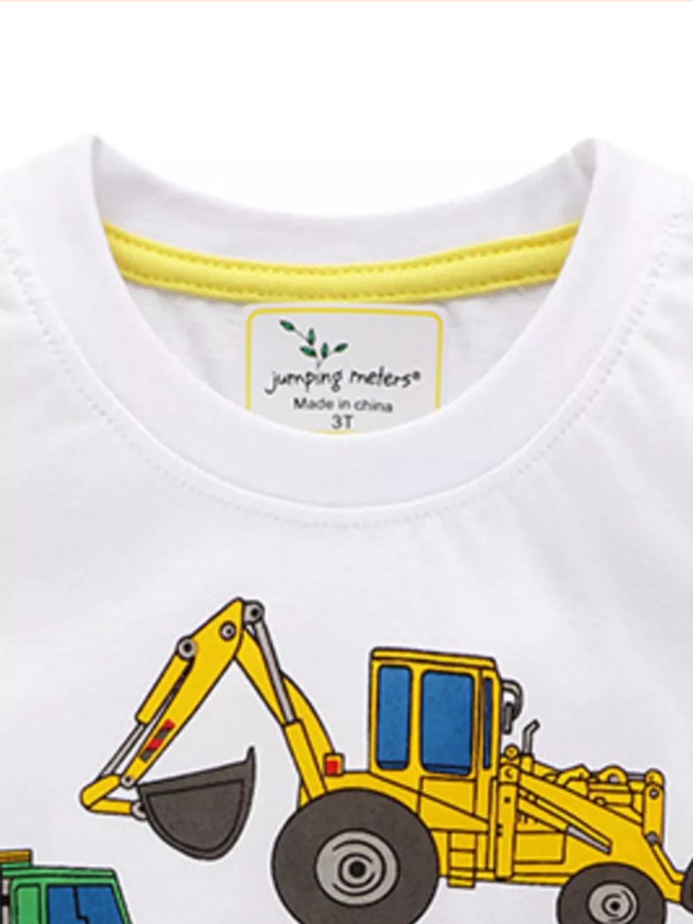 Children's Construction Vehicle Short Sleeve T-Shirt, image 3