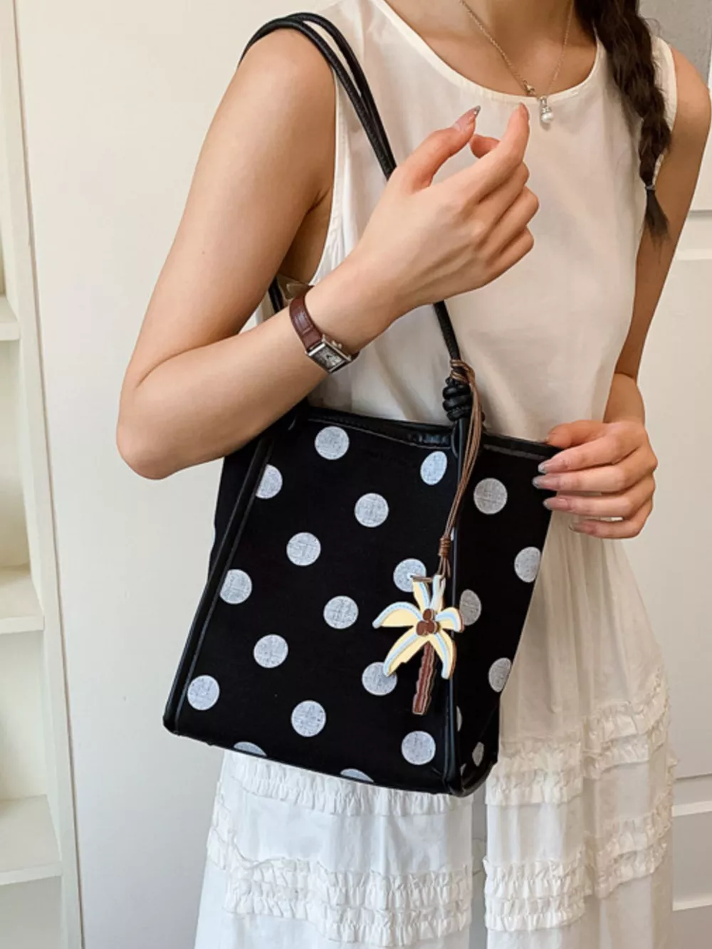 Polka Dot Shoulder Bag, image 2