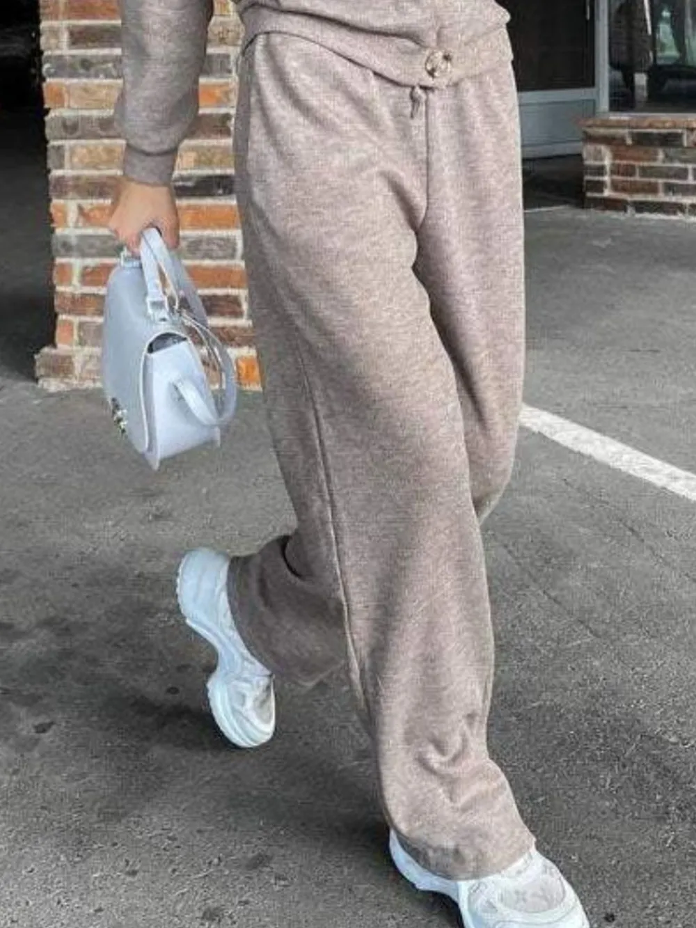 Full Size Button Up Long Sleeve Top and Pants Set, image 13