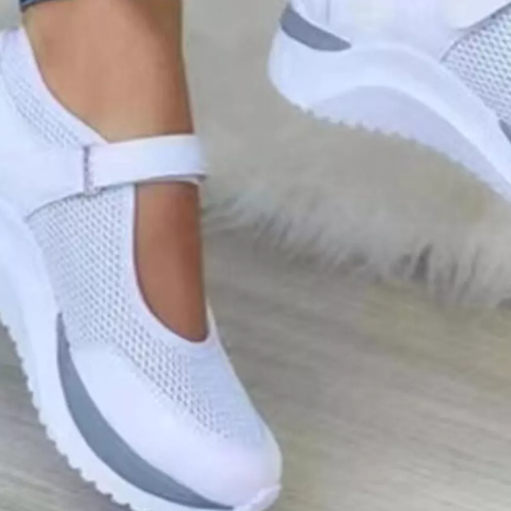 Round Toe Mesh Slip-Ons, image 4