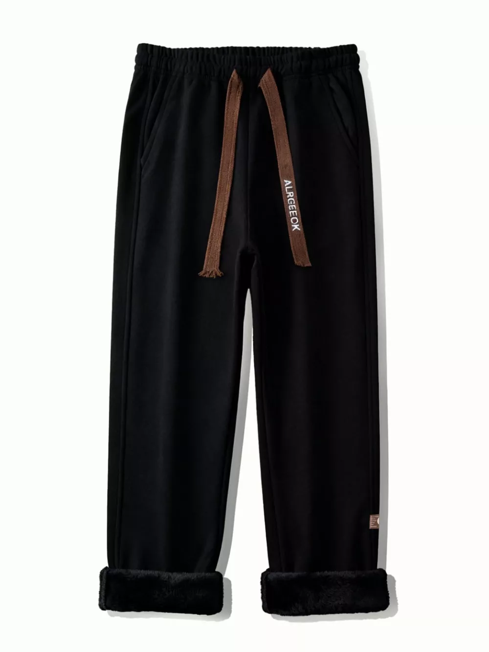 Men's Plus Size Casual Loose-Fit Drawstring Pants, image 6