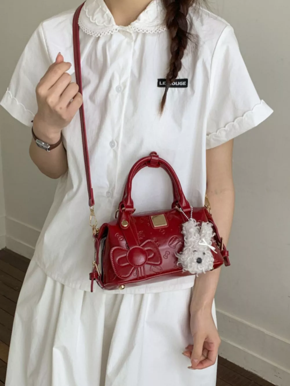 Bow Decor Crossbody Bag, image 6