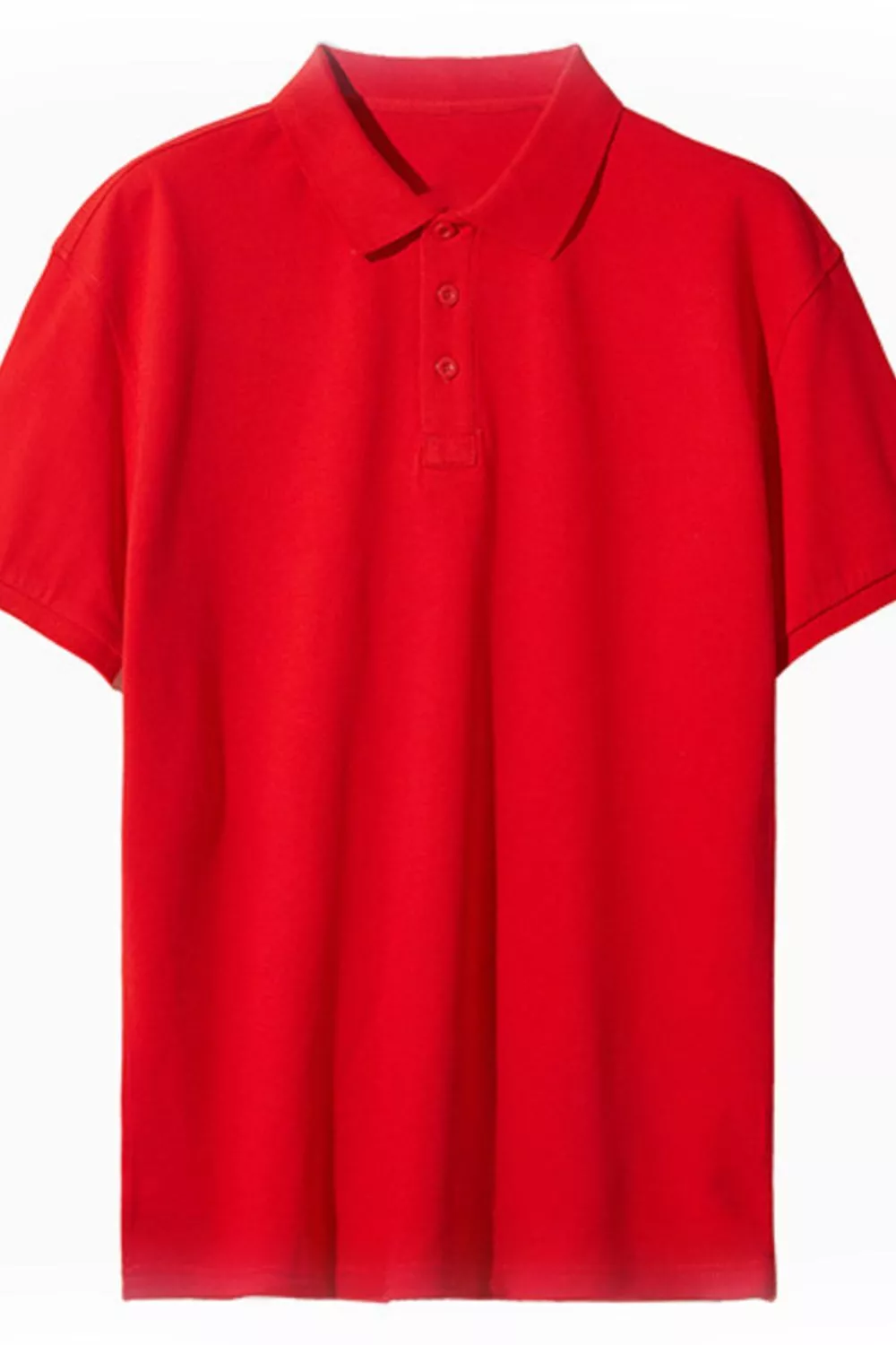 Men's Full Size Button Detail Short Sleeve Polo Plus Size, image 2