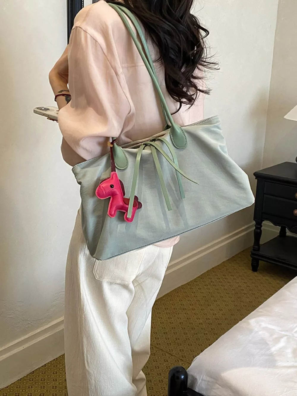 Lightweight Canvas Shoulder Bag, image 9