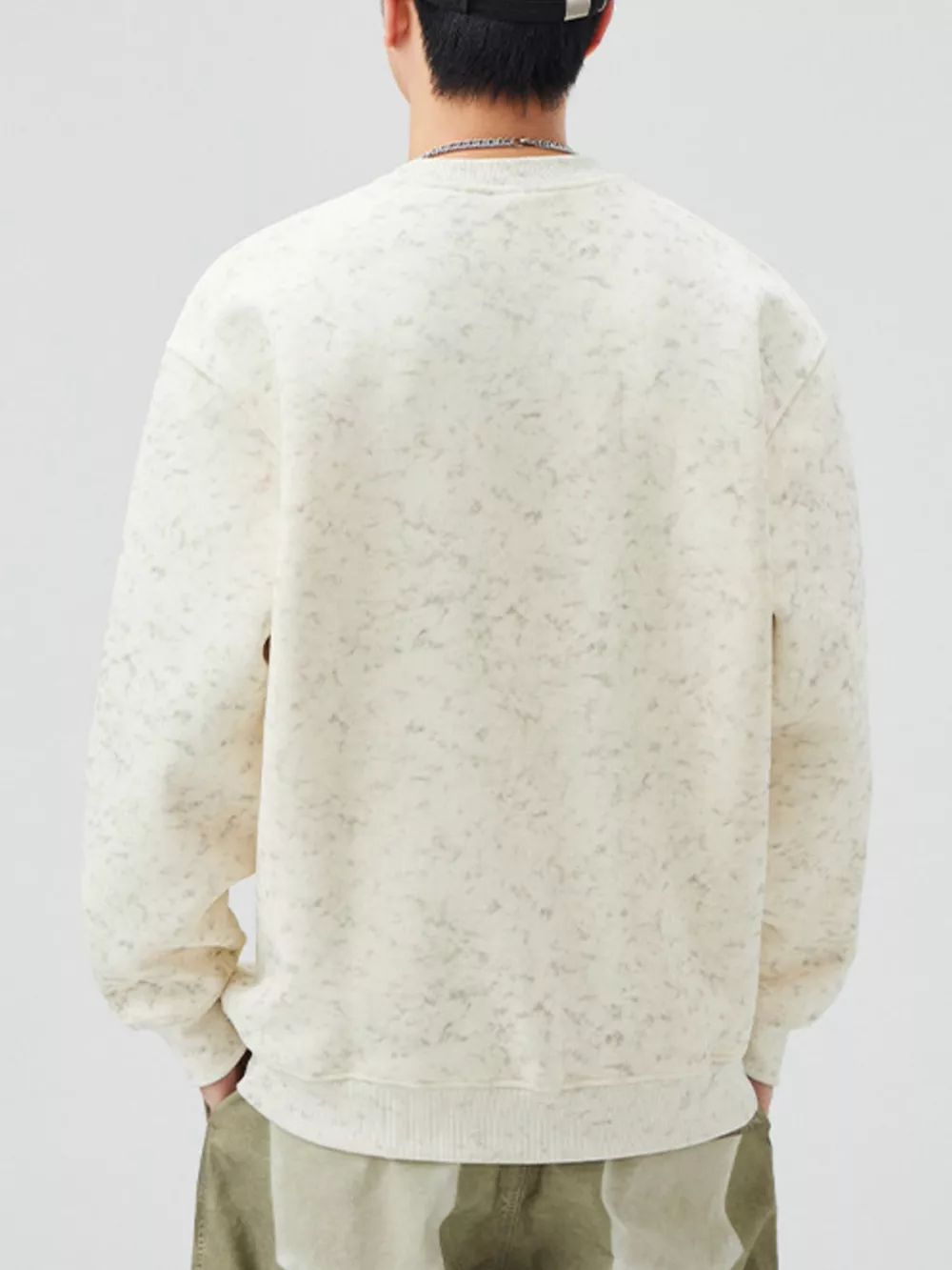 Men's Plus Size Enjoy Round Neck Long Sleeve Sweatshirt, image 6