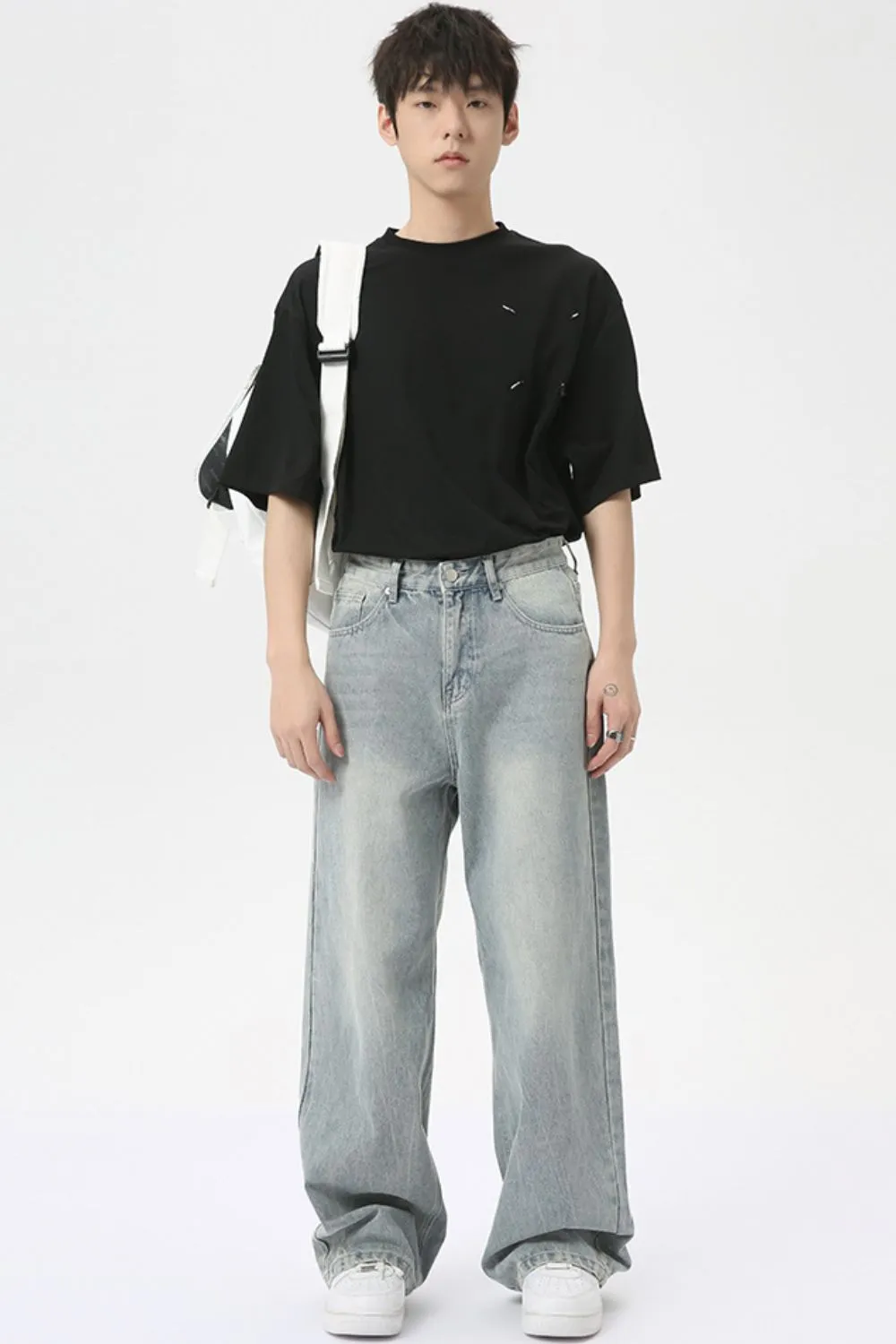 Wide Leg Jeans with Pockets, image 6