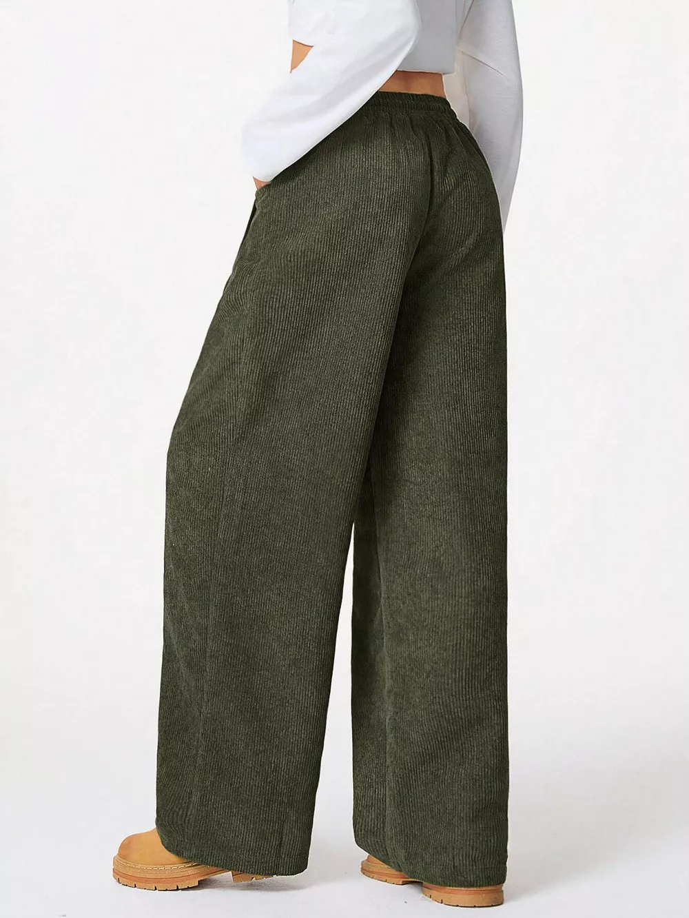 Corduroy Wide Leg Pants, image 14