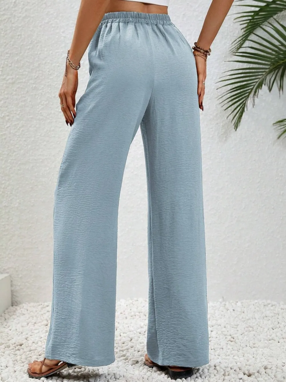 Wide Leg Drawstring Pants, image 21