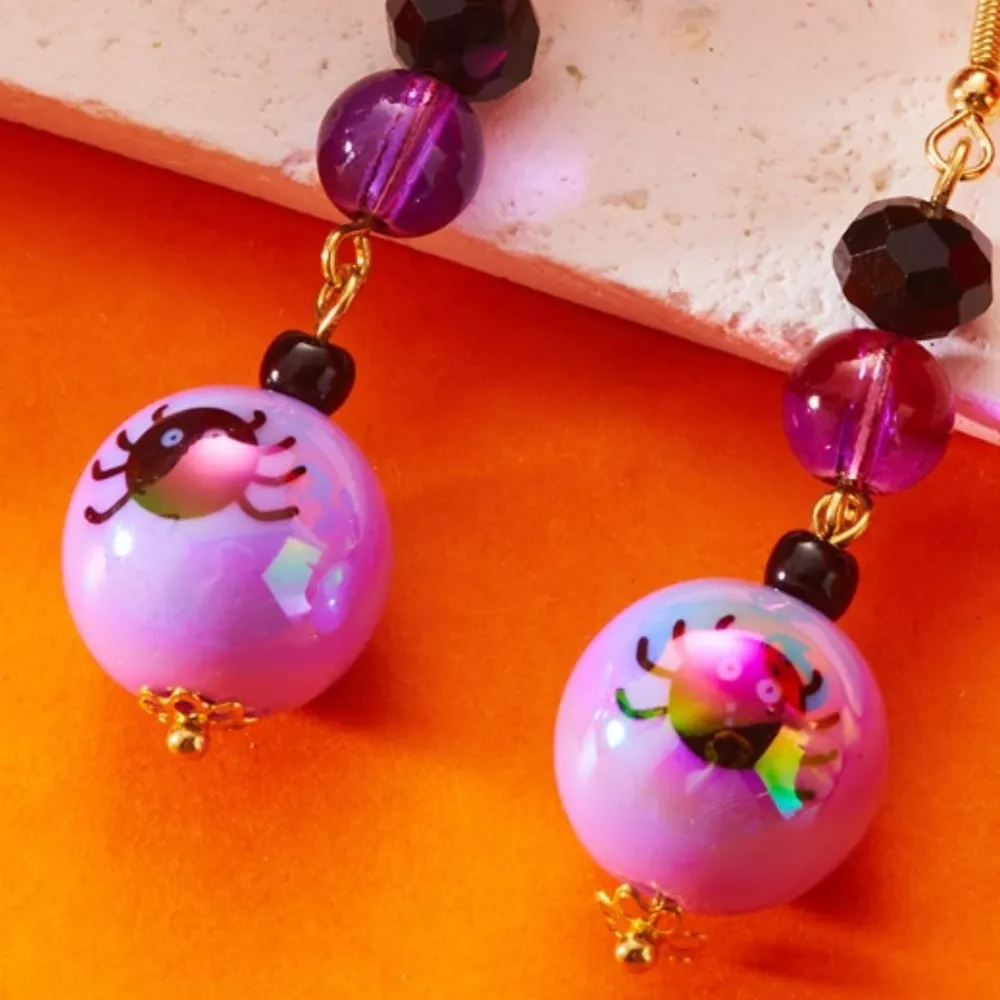 Halloween Acrylic Drop Earrings, image 4