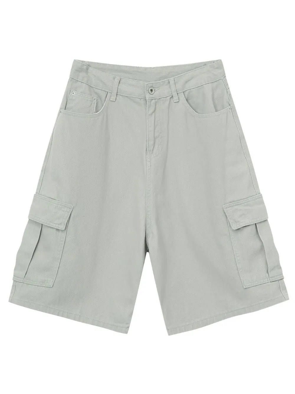 Men's Mid Rise Denim Shorts with Cargo Pockets, image 13