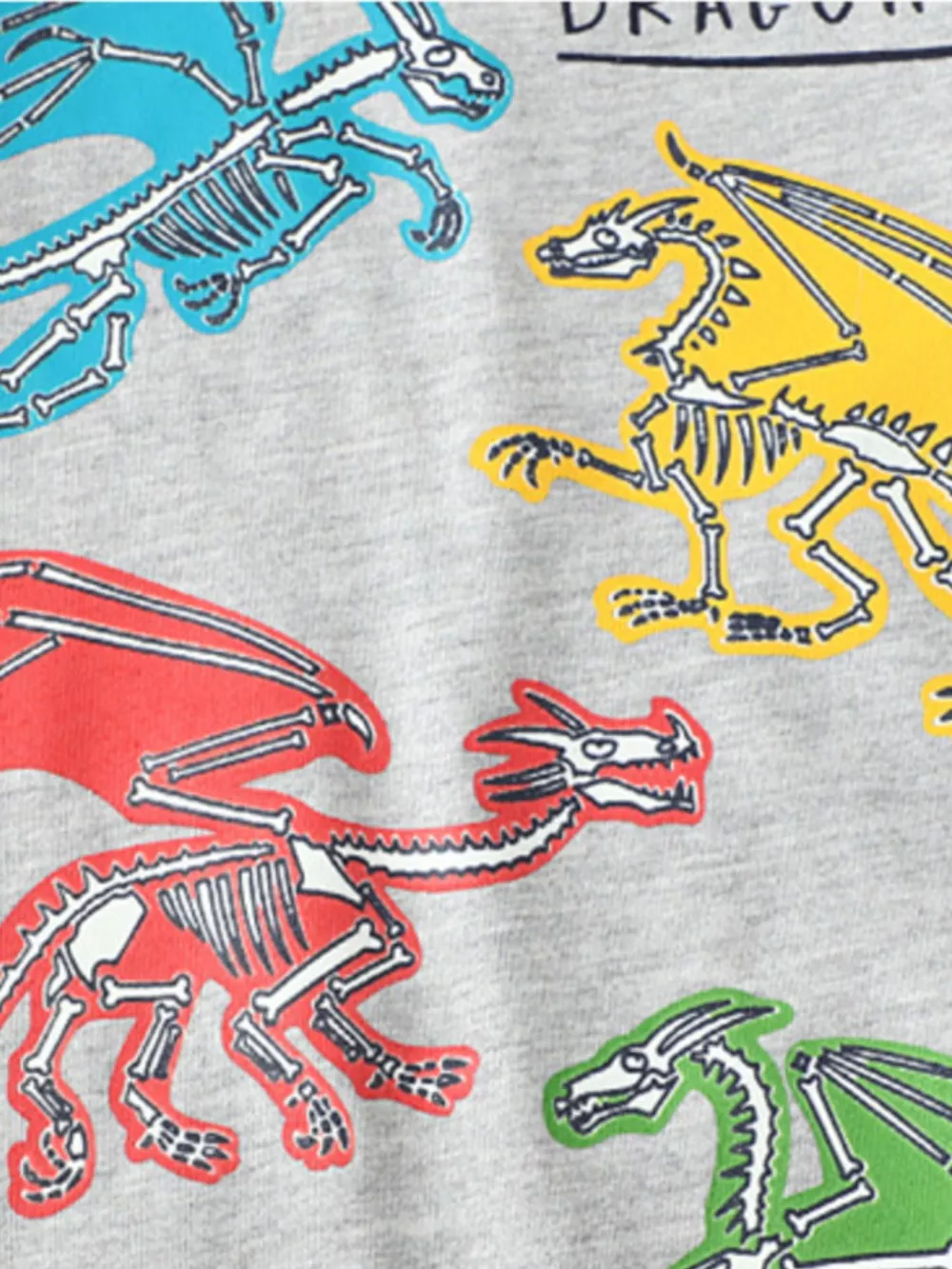 Children's Dinosaur Crew Neck Short Sleeve T-Shirt, image 4