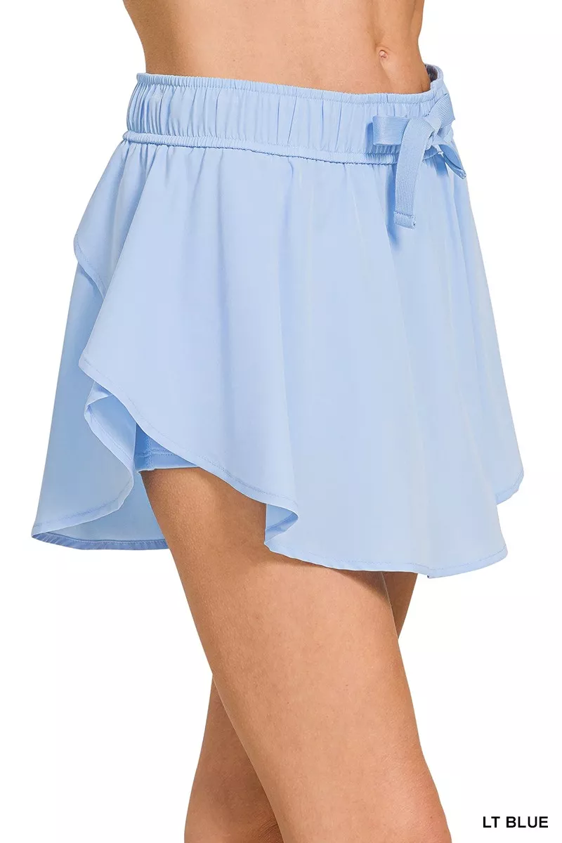 Soft Woven Active Skorts with Pockets, image 2
